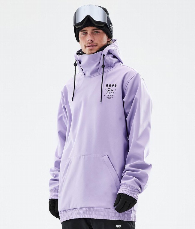 Men Dope Yeti 2022 Snowboard Jackets Purple | SKLTDHU-87