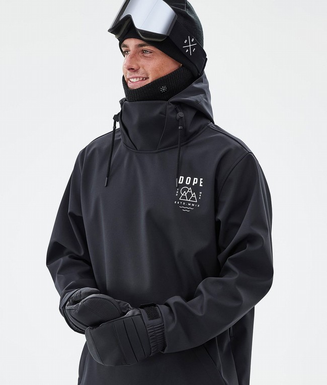 Men Dope Yeti Ski Jackets Black | MBXIHGJ-06