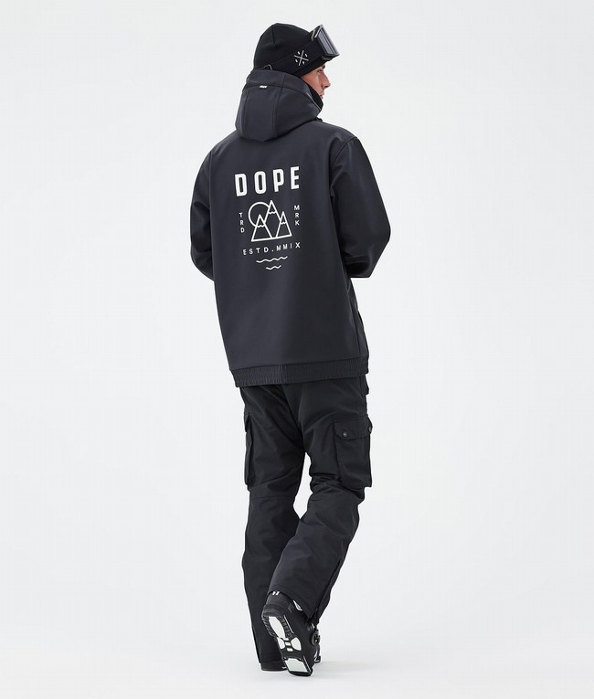 Men Dope Yeti Ski Jackets Black | MBXIHGJ-06