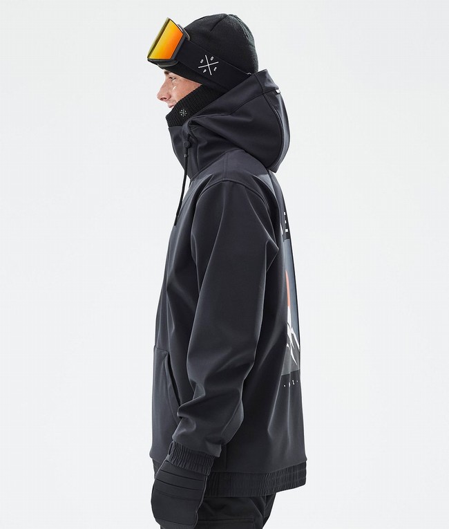 Men Dope Yeti Ski Jackets Black | NOXRTEG-94