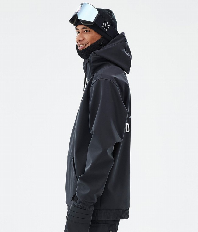 Men Dope Yeti Ski Jackets Black | THJWVDN-78