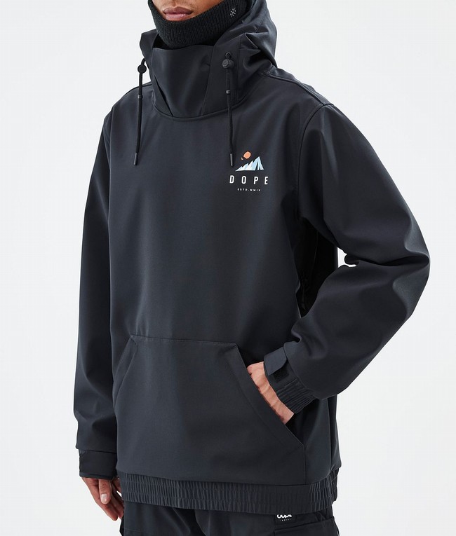 Men Dope Yeti Ski Jackets Black | THJWVDN-78