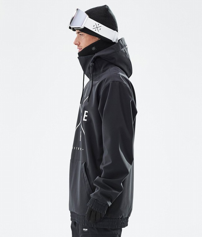 Men Dope Yeti Ski Jackets Black | TMWYBXS-60