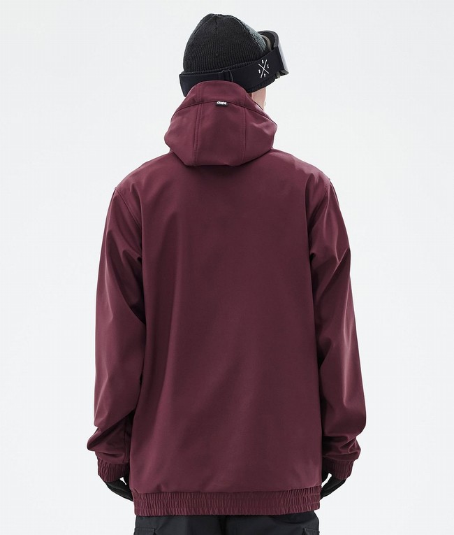 Men Dope Yeti Ski Jackets Burgundy | HMNFPQI-08