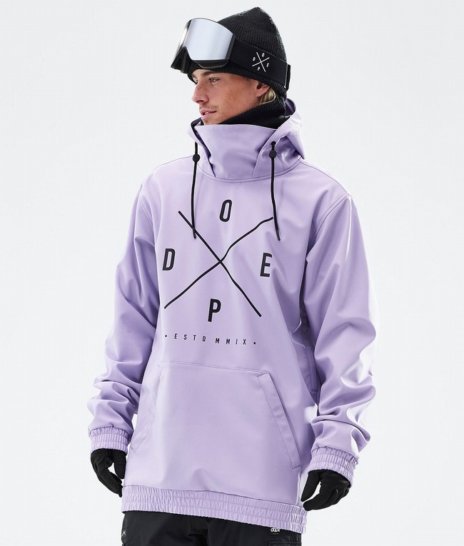 Men Dope Yeti Ski Jackets Purple | ELCUOGD-07