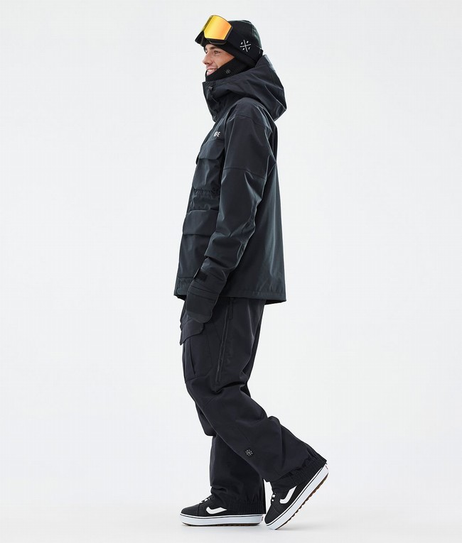 Men Dope Zenith Snowboard Jackets Black | KLUOZHW-65