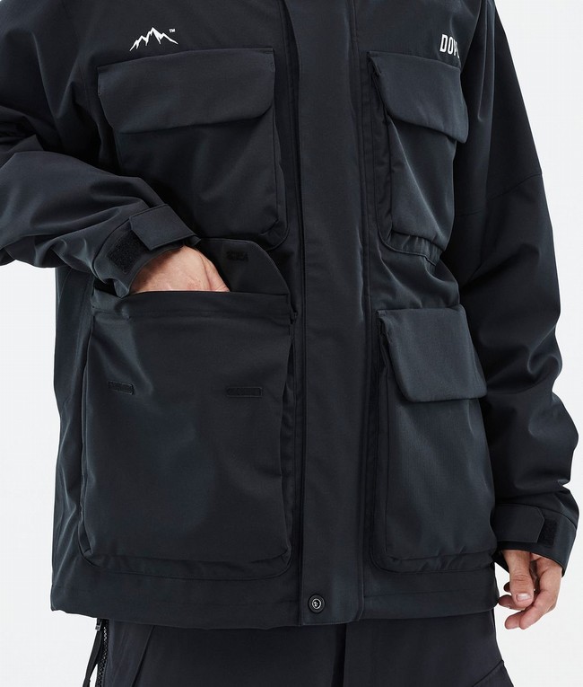 Men Dope Zenith Snowboard Jackets Black | KLUOZHW-65