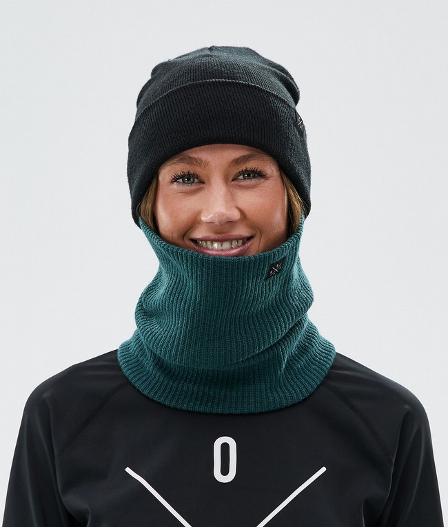 Women Dope 2X-Up Knitted Face Masks Green | WBPYESC-89