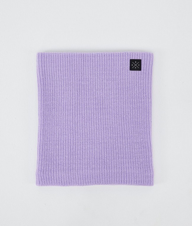 Women Dope 2X-Up Knitted Face Masks Purple | ABOCGWK-64