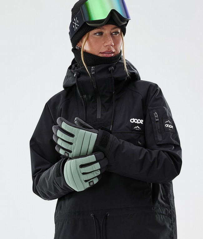 Women Dope Ace 2022 Snow Gloves Green | GHRWPMZ-04