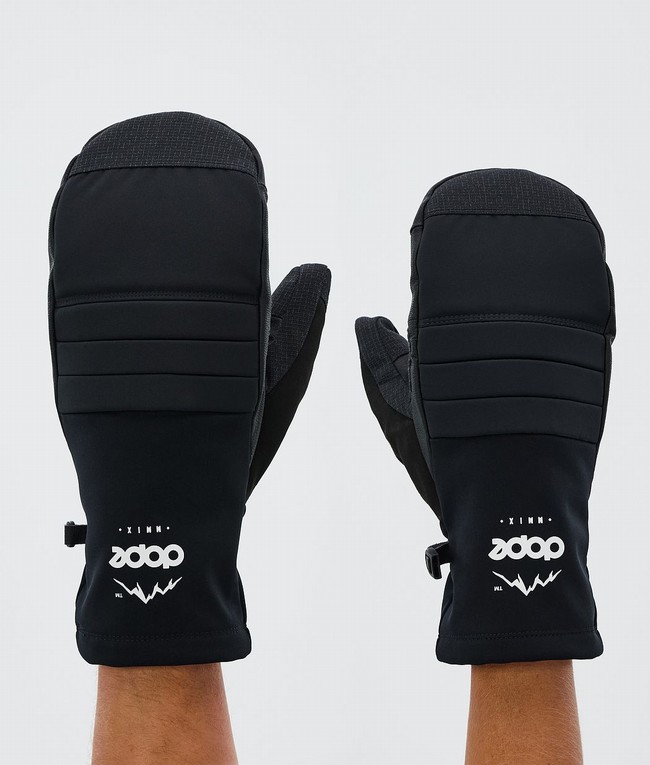 Women Dope Ace Snow Gloves Black | WILPUAX-21