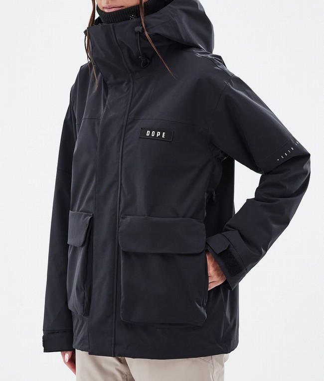 Women Dope Acme W Ski Jackets Black | APIREBO-04