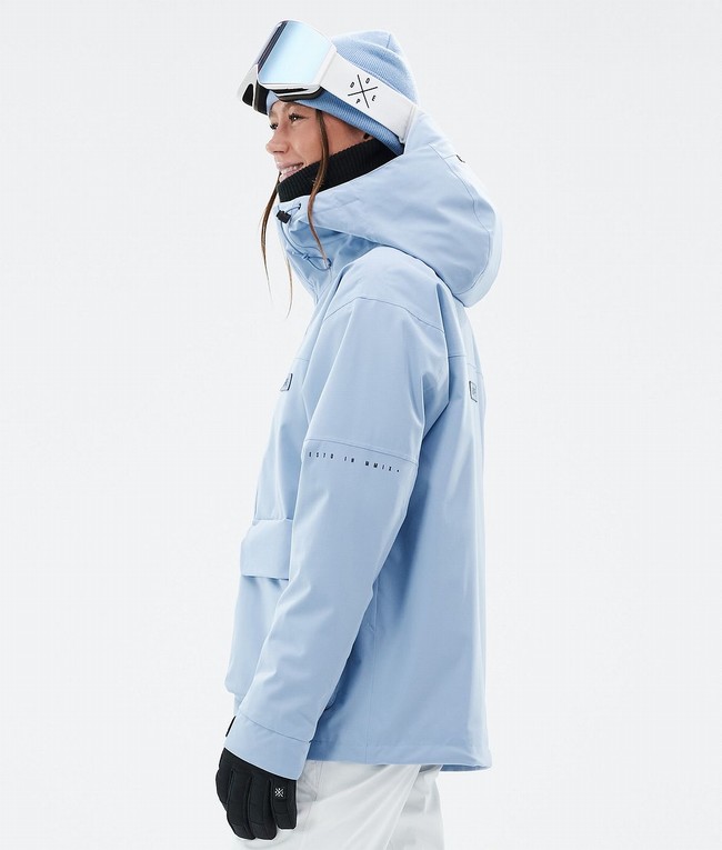 Women Dope Acme W Ski Jackets Light Blue | PICGZDO-79