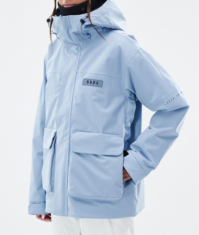 Women Dope Acme W Ski Jackets Light Blue | PICGZDO-79