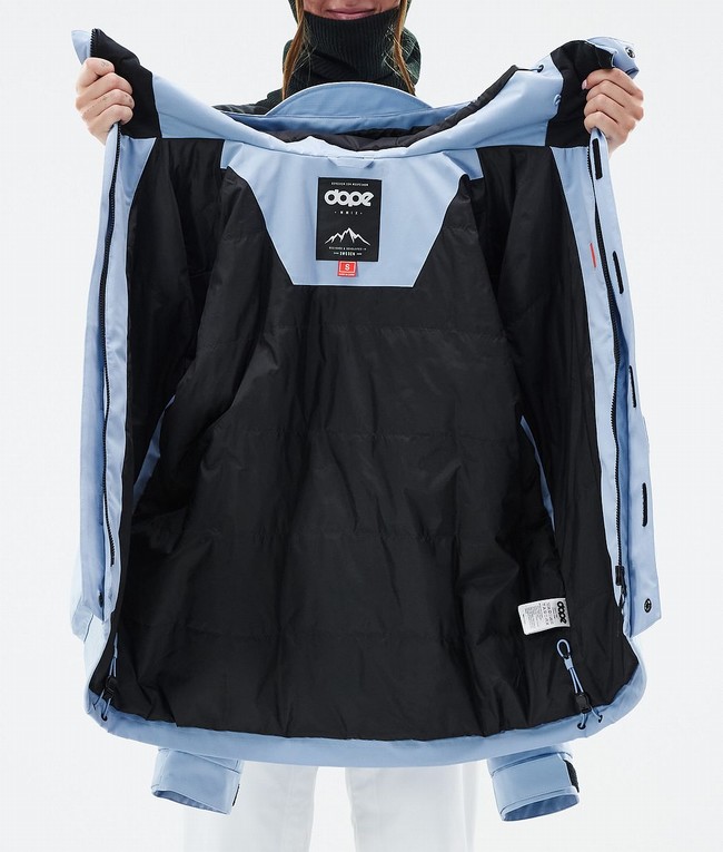 Women Dope Acme W Ski Jackets Light Blue | PICGZDO-79