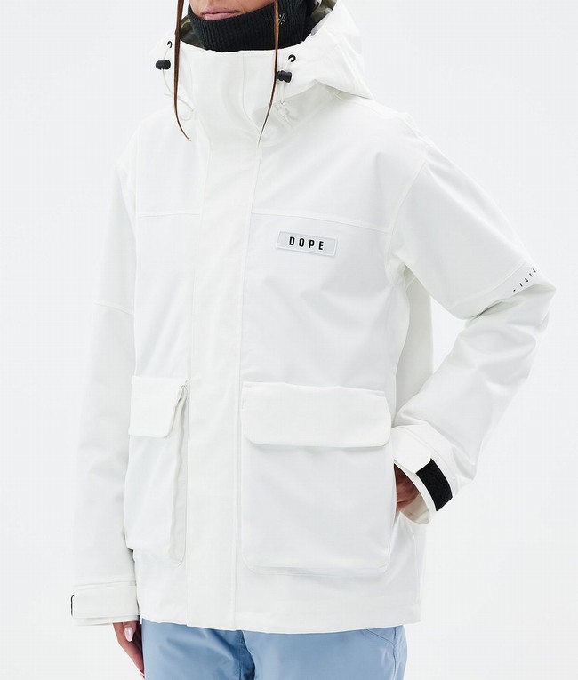 Women Dope Acme W Ski Jackets White | NYGPZRM-69