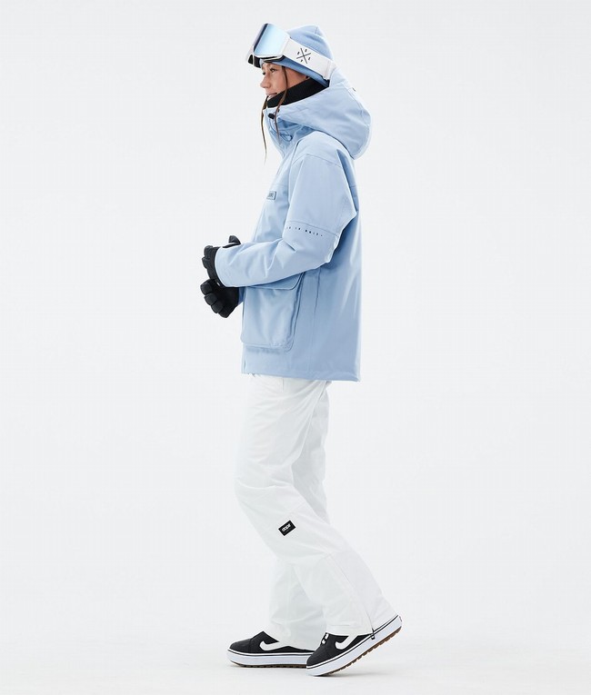 Women Dope Acme W Snowboard Jackets Light Blue | WKGFXON-04