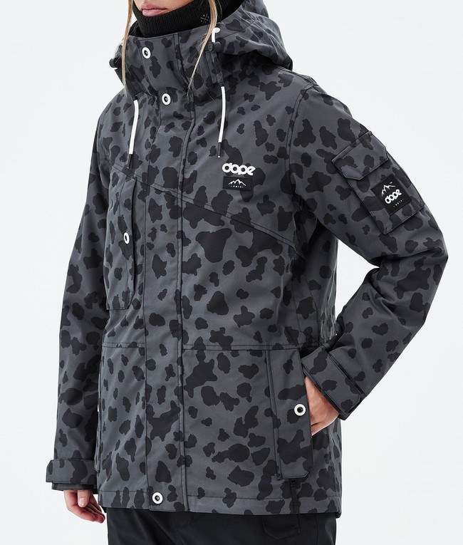 Women Dope Adept W Ski Jackets Black | FVJZQPK-49