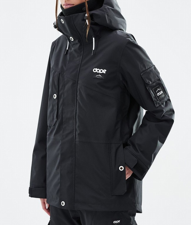 Women Dope Adept W Ski Jackets Black | MIOWRQH-81