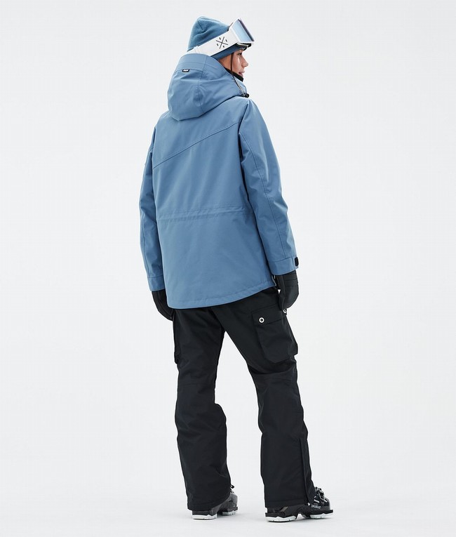 Women Dope Adept W Ski Jackets Blue / Grey | HXVQSJZ-12