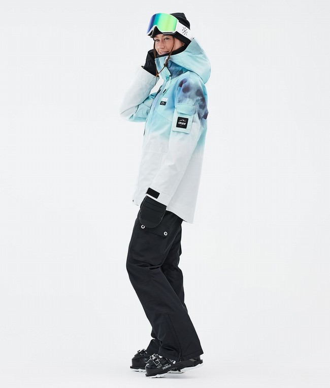 Women Dope Adept W Ski Jackets Blue / White | ELFQMJS-39