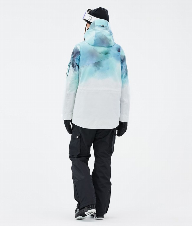 Women Dope Adept W Ski Jackets Blue / White | ELFQMJS-39