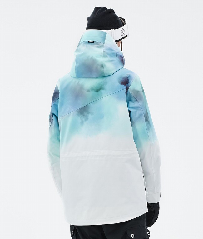 Women Dope Adept W Ski Jackets Blue / White | ELFQMJS-39