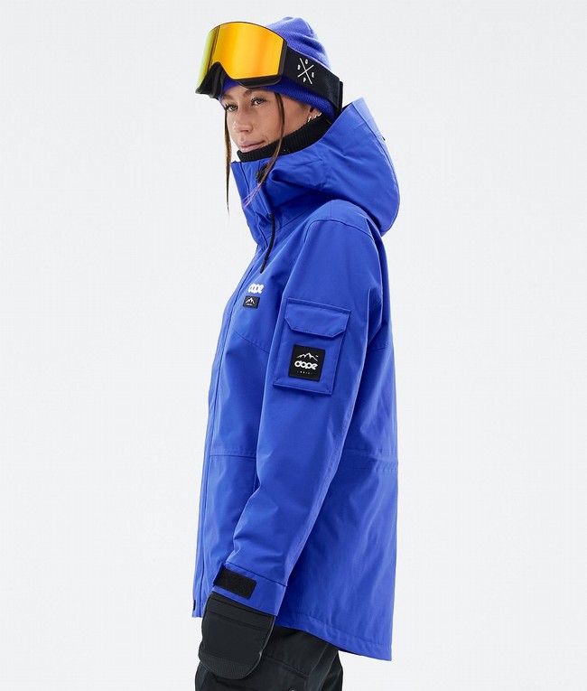 Women Dope Adept W Ski Jackets Deep Blue | ZBNHYSQ-48