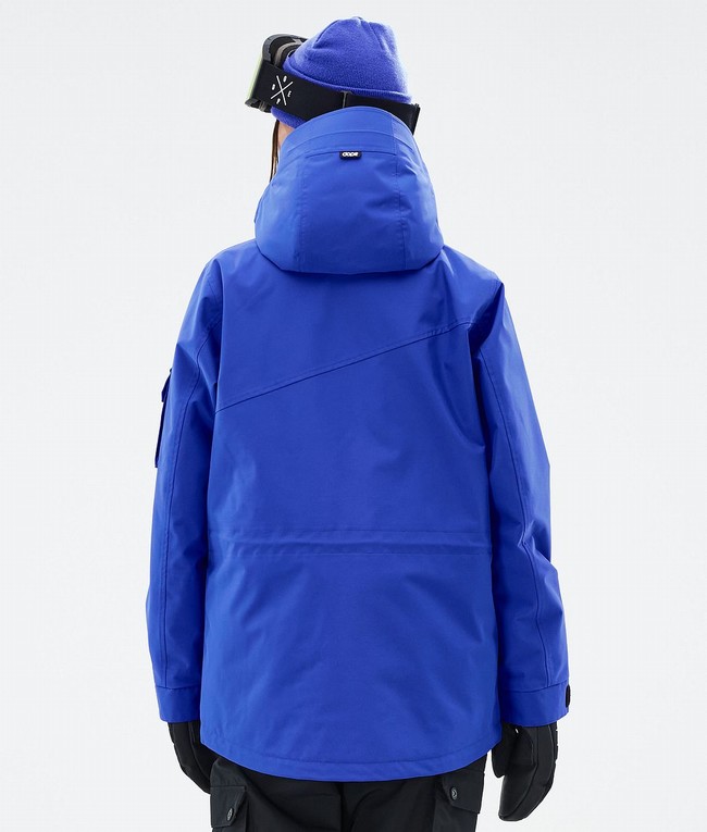 Women Dope Adept W Ski Jackets Deep Blue | ZBNHYSQ-48