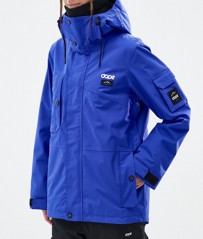 Women Dope Adept W Ski Jackets Deep Blue | ZBNHYSQ-48