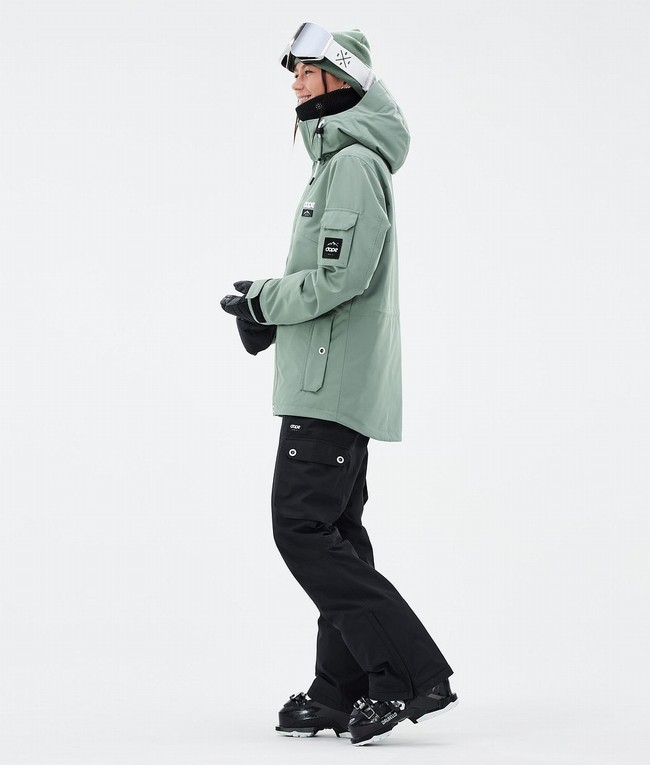 Women Dope Adept W Ski Jackets Green | KLHBURX-60