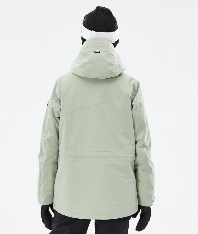 Women Dope Adept W Ski Jackets Green | OENRVXM-84