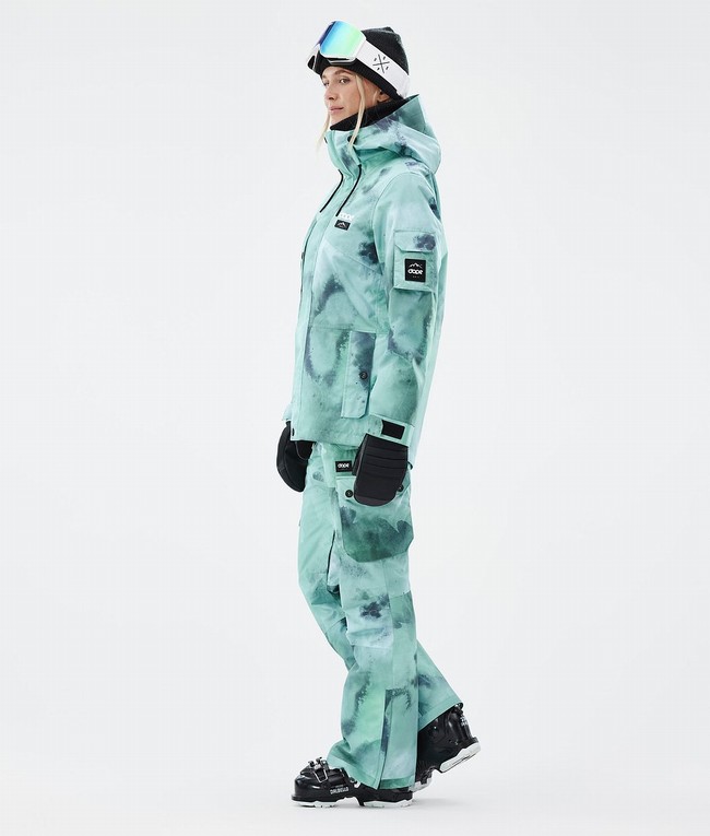 Women Dope Adept W Ski Jackets Green | WSKGDXI-12