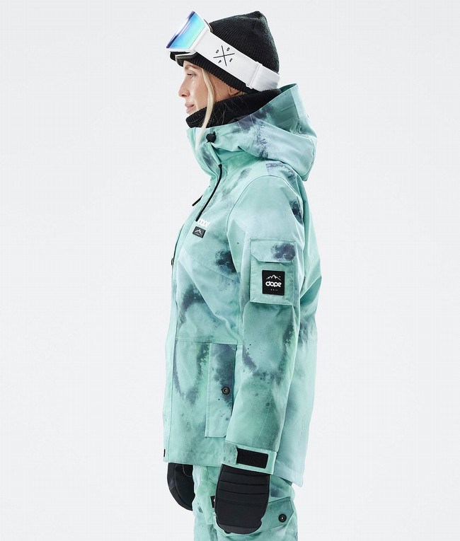 Women Dope Adept W Ski Jackets Green | WSKGDXI-12