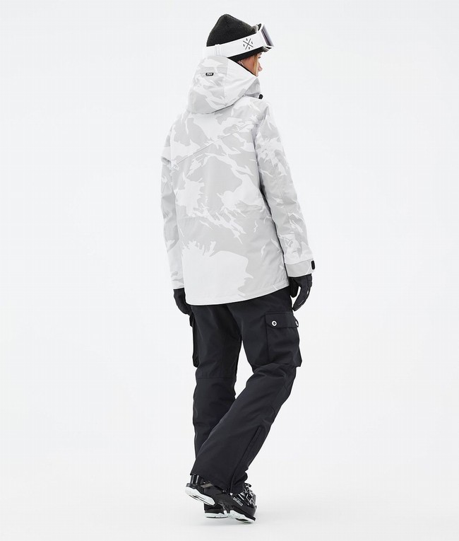 Women Dope Adept W Ski Jackets Grey / Camo | MCRBSEZ-07