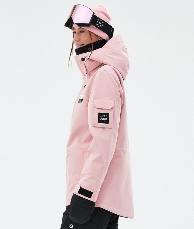 Women Dope Adept W Ski Jackets Pink | LXFETCU-65