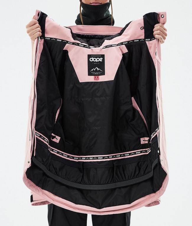 Women Dope Adept W Ski Jackets Pink | LXFETCU-65