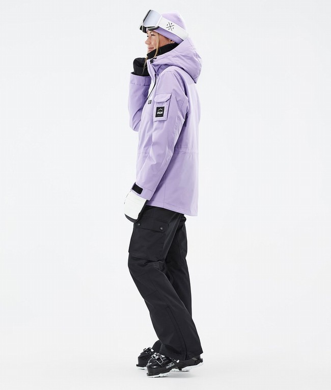 Women Dope Adept W Ski Jackets Purple | BPMLCEA-65