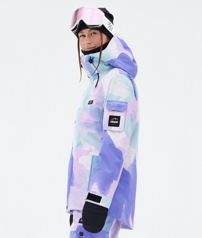 Women Dope Adept W Ski Jackets Purple | DSPZVAJ-14