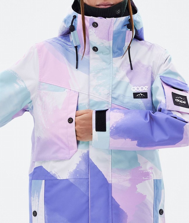 Women Dope Adept W Ski Jackets Purple | DSPZVAJ-14