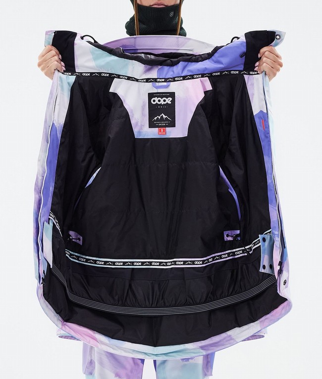 Women Dope Adept W Ski Jackets Purple | DSPZVAJ-14