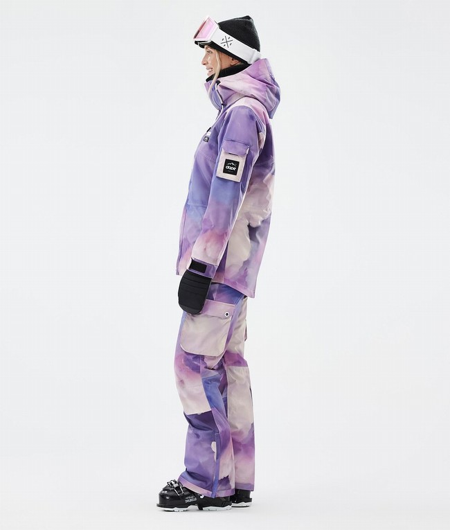 Women Dope Adept W Ski Jackets Purple | DZACFJR-23