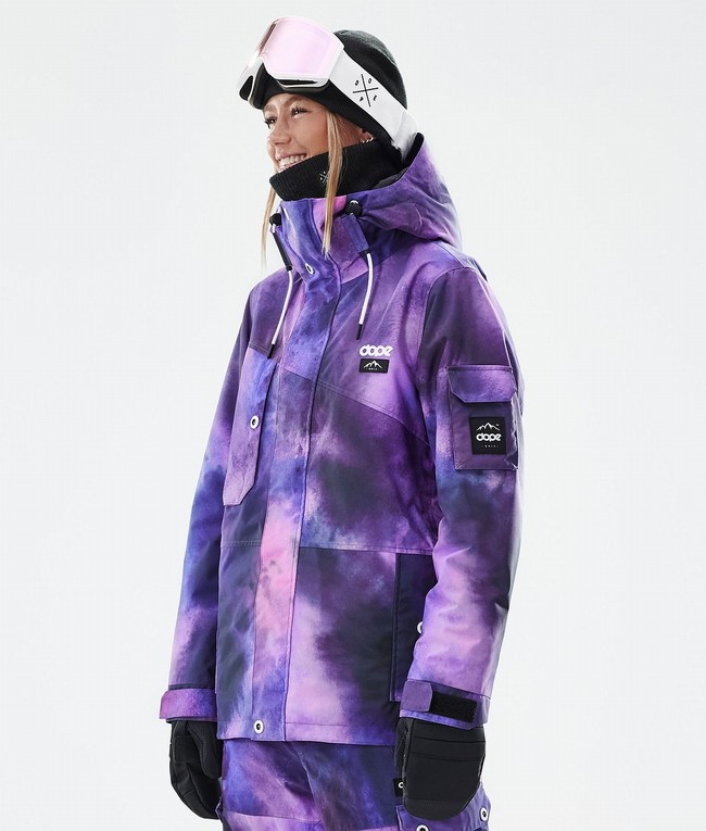 Women Dope Adept W Ski Jackets Purple | FIPJGXS-56