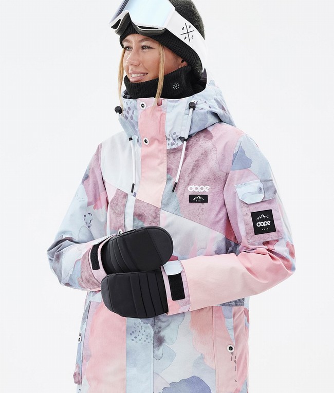 Women Dope Adept W Ski Jackets White / Pink | VXHCPLE-52