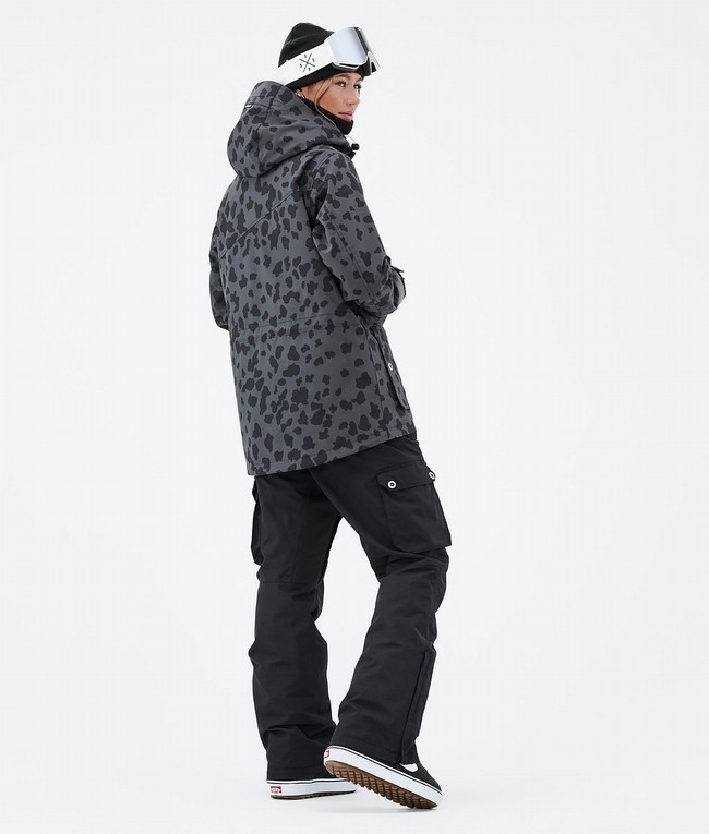 Women Dope Adept W Snowboard Jackets Black | EKLNPOT-91