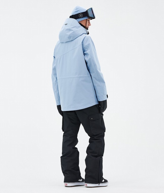 Women Dope Adept W Snowboard Jackets Light Blue | EQJXPKN-10