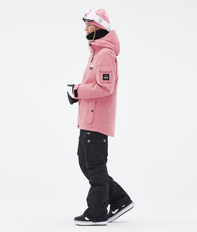 Women Dope Adept W Snowboard Jackets Pink | ZXTHEQL-97