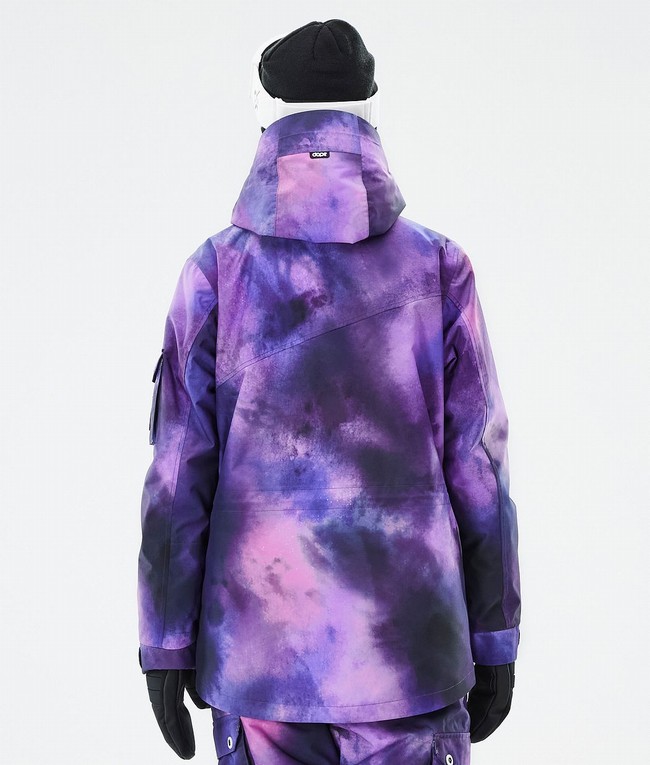 Women Dope Adept W Snowboard Jackets Purple | ZROENBX-16