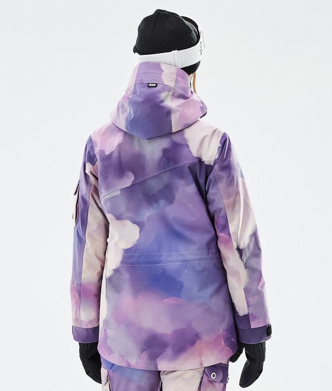 Women Dope Adept W Snowboard Jackets Purple | OQWANKY-87