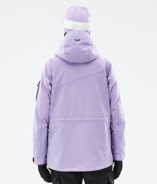 Women Dope Adept W Snowboard Jackets Purple | REUAVKS-70